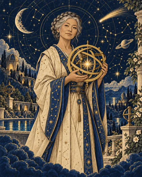 The cover of the Celestial Atlas deck